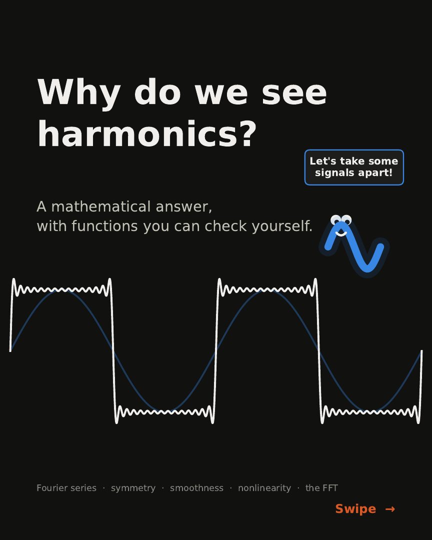 Slide 1: Why do we see harmonics?